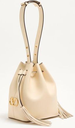 Valentino Garavani Borsa A Secchiello Media Valentino Garavani So Seau In Pelle Donna BURRO UNI