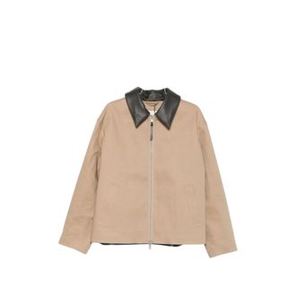 Mackintosh Birgham Leather-collar Zip-up Jacket