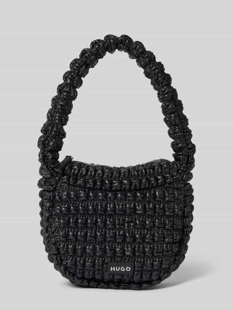 HUGO BOSS Henkeltasche mit Label-Applikation Modell Mhati in Black, Gr&ouml;&szlig;e 1