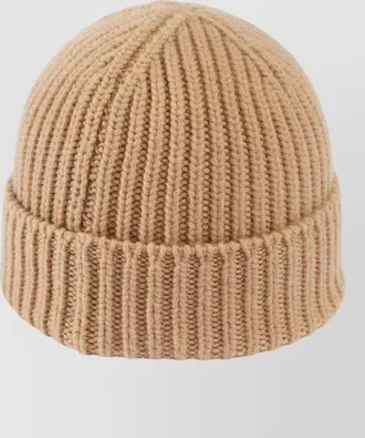 Gucci victor ribbed knit wool cashmere hat