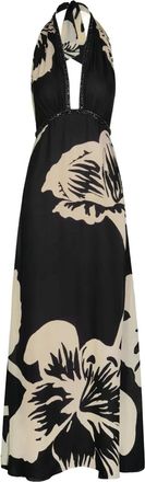 Johanna Ortiz Abito Old Garden con scollo allamericana - Nero