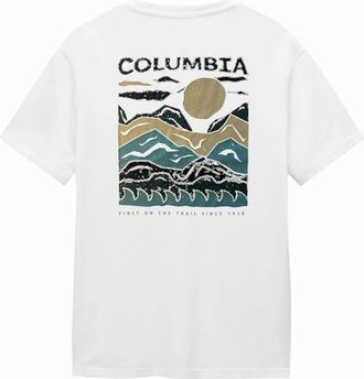 Columbia Mens Columbia Explorers Canyon Back Graphic T-Shirt - White - Size: 38