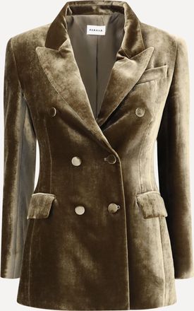 P.A.R.O.S.H. P. A.R. O.S. H. Velvet double breasted Blazer Female M