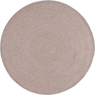 Safavieh Alfombra casa de campo r&uacute;stica de algod&oacute;n blanco/beige, 122 cm