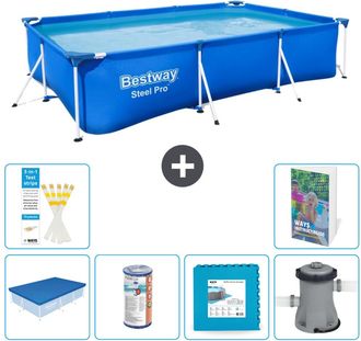 Bestway Piscina Bestway Steel Pro Rectangular - 300x201x66 Cm - 7-piezas S146