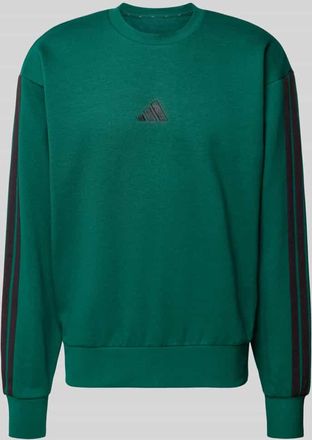 adidas Sweatshirt mit Logo und Rundhalsausschnitt in Gruen, Gr&ouml;&szlig;e XL