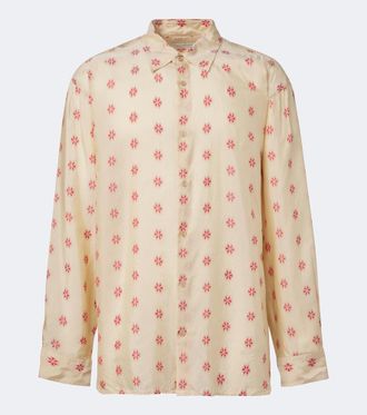 Dries Van Noten Floral jacquard shirt