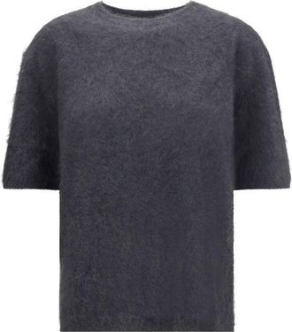 Lisa Yang Gray Cashmere Womens Sweater
