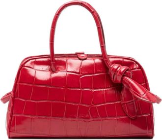 Jacquemus Tassen.. Rood - Dames - Handtassen - Rood - ONE Size - Leer - Tassen