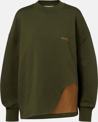 The Attico Felpa oversize in jersey di cotone