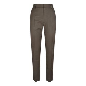 Victoria Beckham Straight Broeken - Dames - Straight fit broeken - Bruin - XS - Broeken