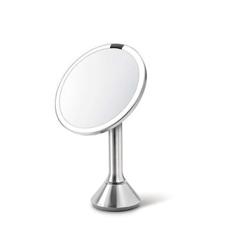 Simplehuman Espejo Cosm&eacute;tico Con Iluminaci&oacute;n Led Dual Light, Acero Inoxidable Cepillado St3052