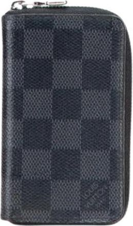 Louis Vuitton Pre-owned Wallets, female, Black, Size: ONE SIZE Pre-owned Canvas Wallet