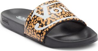 Von Dutch Prowl Slide Sandal in Black /Leopard at Nordstrom Rack, Size 11