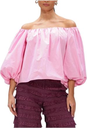 Harper & Yve Dames Blouses Lauren-ls - Dames - Blouses - Roze - L - Linnen - Overhemden