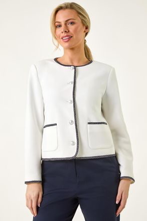 Roman Button & Pocket Jacket