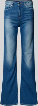 Pepe Jeans London High Rise Jeans aus Baumwoll-Mix Modell WILLA in Jeansblau, Gr&ouml;&szlig;e 25/30