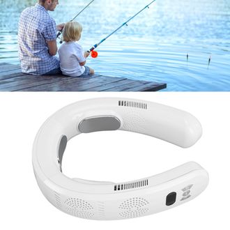 Infinite Ventilador De Cuello Port&aacute;til Sin Brazos Con Sistema De Aire Acondicionado Semiconductor - Bater&iacute;a Recargable De 6000 Mah, 3 Velocidades - Silencioso,