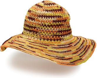 Sensi Studio Hippie Fiesta Straw sun hat - Multicoloured - S