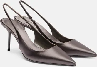 PARIS TEXAS Lidia 70 satin slingback pumps