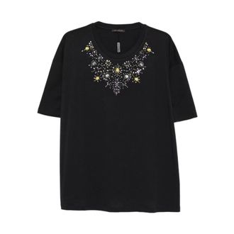 Marina Rinaldi T-Shirts, female, Black, Size: M T-Shirts
