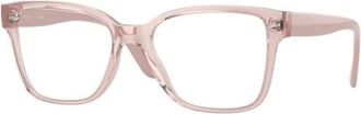 Vogue Glasses, female, Pink, 53 MM, Square Optical Frame