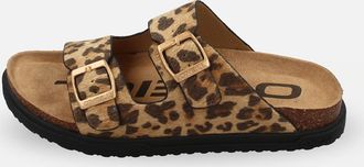 O'Neill Sandale ONEILL SANDY SLIDER WOMEN LOW, Damen, Gr. 36, leopard, Synthetik, Schuhe Sandale