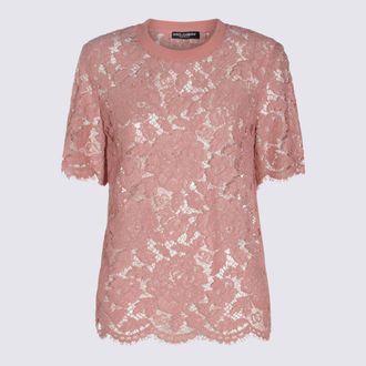 Dolce & Gabbana Top Rosa Polvere
