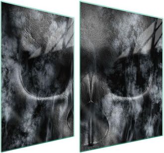 OEM Placa Protectora De Vidrio Para Estufa 70x52 Calavera