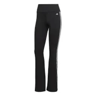 adidas (WMNS) adidas Training Essentials Flared Leggings Asia Sizing Black HL0002