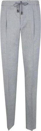 Incotex Elastic Coulisse Waist Chino Trousers