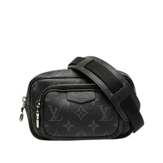 Louis Vuitton Pre-owned Outdoor Monogram Eclipse Schoudertas - Heren - Pre-owned - Zwart - Maat: ONE Size Leer