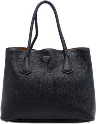 Prada Pre-owned Tote Bags, female, Black, Size: ONE SIZE Pre-owned Vintage Tote Bag
