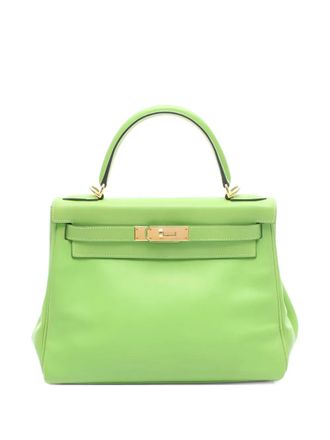 Herm&egrave;s 2002 Kelly 28 shopper - Groen