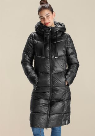 Tamaris Steppmantel TAMARIS, Damen, Gr. 42, schwarz, Web, Obermaterial: 100% Polyester. Futter: 100% Polyester. Wattierung: 100% Polyester, unifarben, normal 