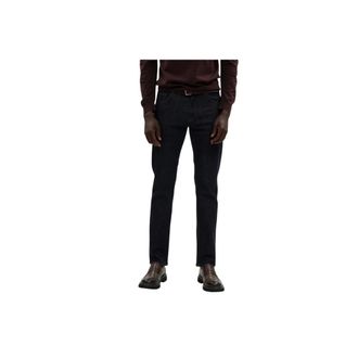 Trussardi Slim-fit Trousers, male, Black, Size: W33 Denim Trousers