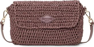 MZ Wallace Convertible Crochet Crossbody Bag in Brown Crochet at Nordstrom