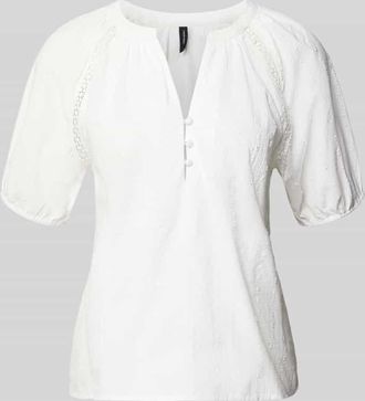 Vero Moda Loose Fit Bluse aus reiner Baumwolle Modell JUTTY in Offwhite, Gr&ouml;&szlig;e XS