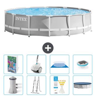 Intex Piscina Prism Frame Redonda - 427x107 Cm - 9-piezas S552