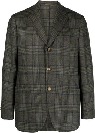 Sartorio Napoli Blazers - Heren - Blazers - Groen - L - Jassen