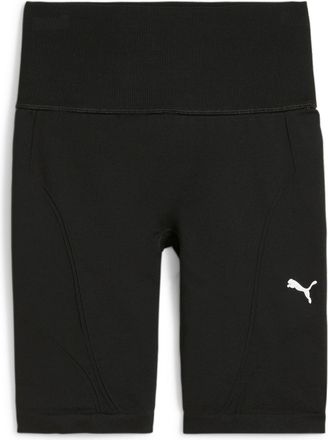 Puma Trainingsshorts PUMA SHAPELUXE SEAMLESS HW 6 SHORT TIGHT, Damen, Gr. XS, N-Gr, schwarz (puma schwarz), Obermaterial: 92% Polyamid, 8% Elasthan, schmal