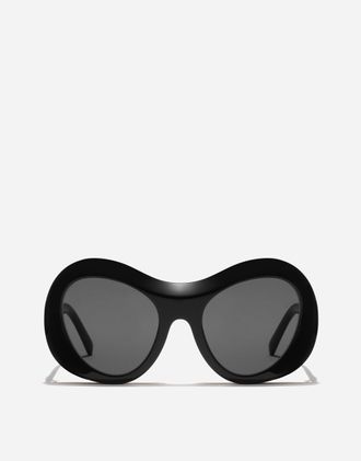 Dolce & Gabbana Re-edition Sunglasses - Woman New Arrivals Black Acetate Onesize
