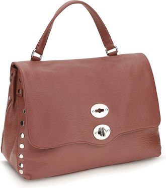 Zanellato Womens Handbag Postina Daily Red Radicchio Di Treviso Calf Leather Handbags Hand Bags