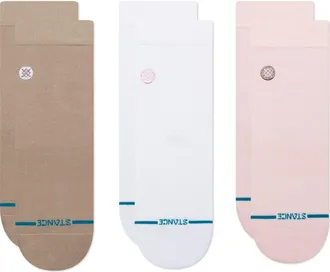Stance Icon Lowrider Assorted 3-Pack Socks in Multi Pink at Nordstrom, Size Medium