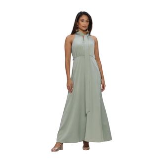 Y.A.S Y.a.s - Thea SL Maxi-jurk - Dames - Jurken - Groen - Maat: M