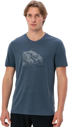 Vaude Funktionsshirt VAUDE MENS TEKOA T-SHIRT III, Herren, Gr. XXL, schwarz sea, dar, Obermaterial: 75% Polyester, 25% Lyocell, Shirts Funktionsshirt, sport