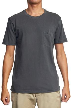 Rvca Pocket T-Shirt in Ptk-Pirate Black at Nordstrom, Size Xx-Large