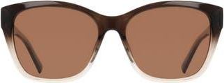 Cole Haan 57mm Modified Square Sunglasses in Taupe Gradient at Nordstrom Rack