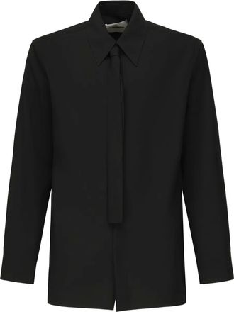 Jil Sander Camicia con nodo - Nero
