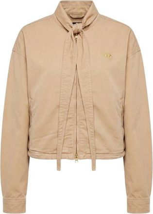 Diesel Light Jassen - Dames - Zomerjassen - Beige - 2XS - Jassen